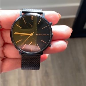 Matte black Michael kors watch